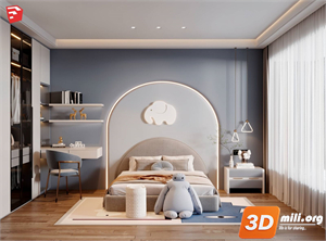 Children Room Scenes Skp FIles 